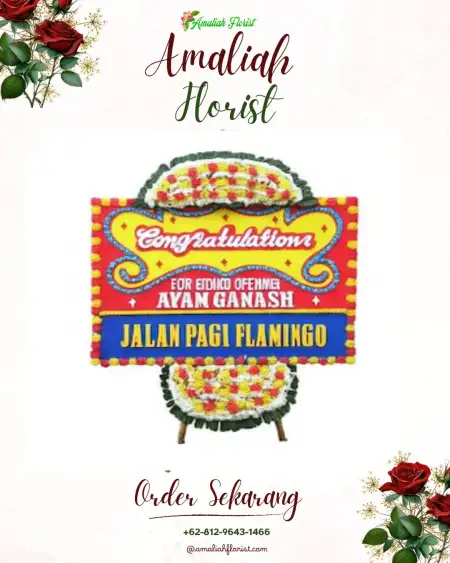 Sewa Papan Bunga Waibu